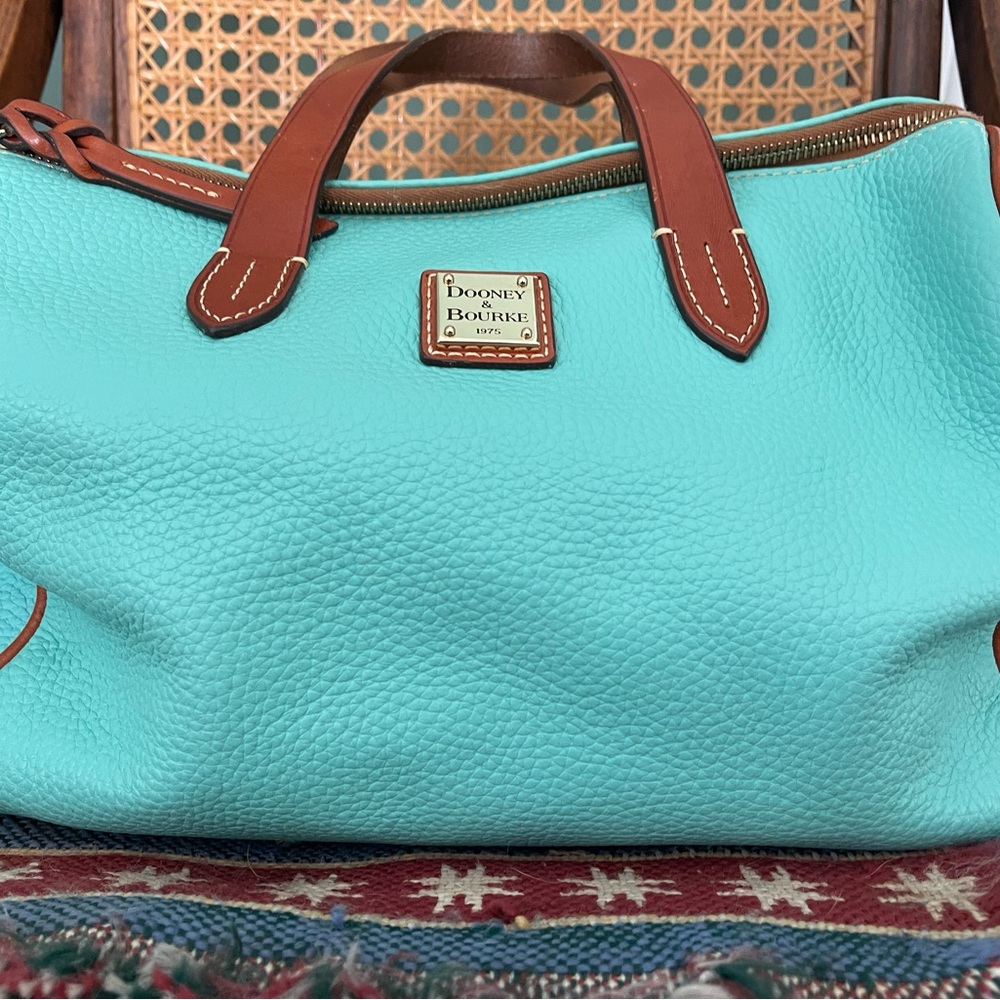 Rare Dooney and Bourke Turquoise Handbag